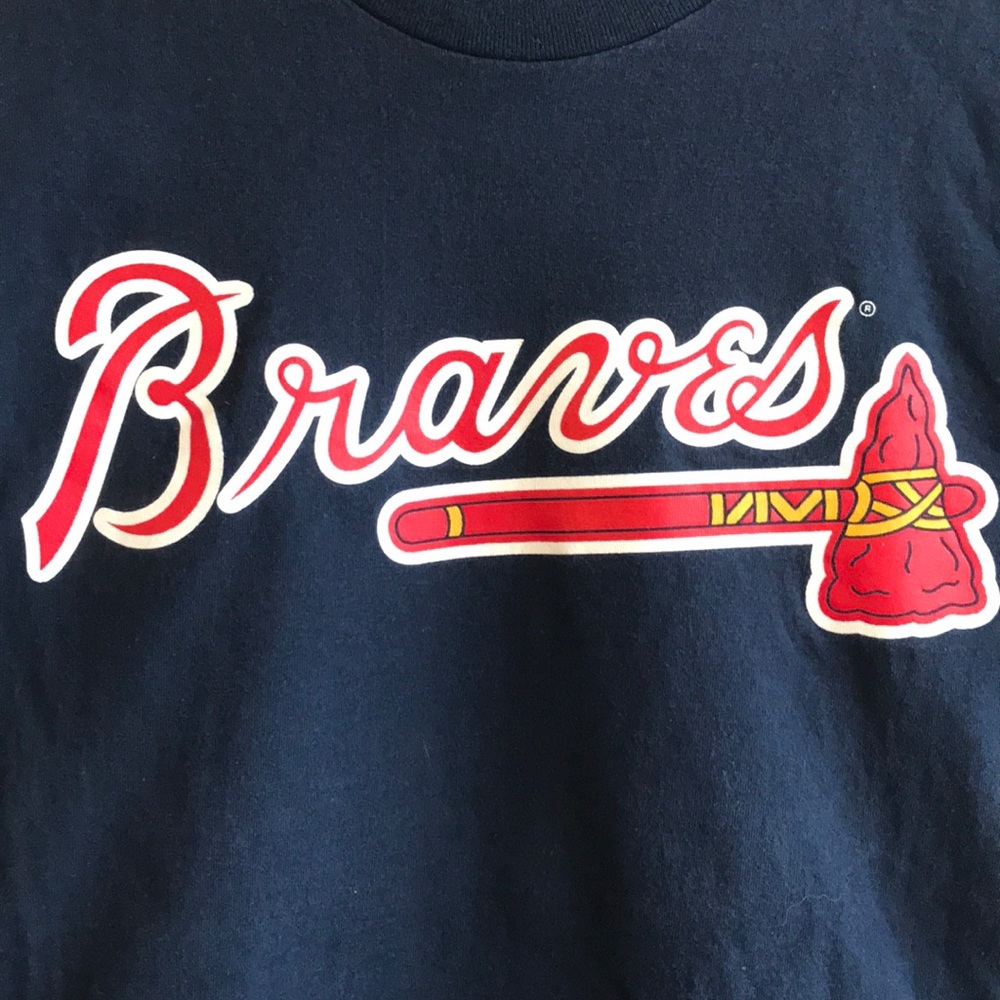 Majestic Size L Atlanta Braves MLB T-Shirt